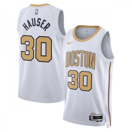 Dres Boston Celtics Sam Hauser Nike 2025-26 City Edition Bijela Swingman